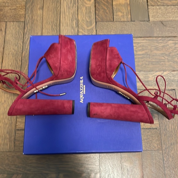 Aquazzura Austin plateau sandals 140 mm - Picture 6 of 11